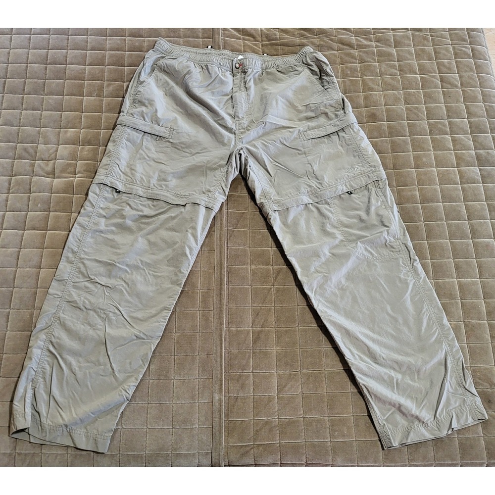 The North Face Men's Paramount Trail Convertible Cargo Pants Khaki Size XL